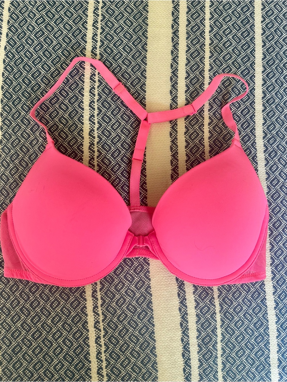 Victoria's Secret Hot Pink Racerback Push-Up Bra